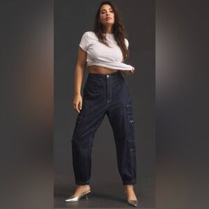 NEW Anthropologie Pilcro Denim Cargo Jeans